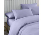 Royal Comfort 2000TC 6 Piece Double Bed Bamboo Sheet & Quilt Cover Set - Lilac Grey