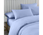 Royal Comfort 2000TC 6-Piece Bamboo King Bed Sheet & Quilt Cover Set - Light Blue