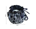 Creative Flower Pattern Teapot Cover Beautiful Eye-catching Cotton Teapot Holder Sleeve for Home-C