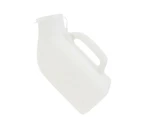 1000 ML Male Urinal with Cap Reusable Plastic Men Elderly Urinal Accessories for Home White