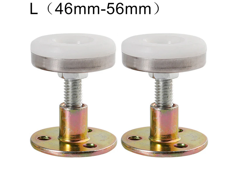 2Pcs Adjustable Threaded Anti-Shake Bed Frame Telescopic Room Wall Support Tool