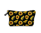 Women Portable Printed Travel Cosmetic Makeup Bag Toiletry Case Coin Purse Storage Pouch Organizer