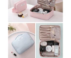 Yuia Women's Solid Color Cosmetic Bag Square Portable Travel Storage Bags