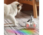 Interactive Robotic Cat Toys, 360 Degree Automatic Irregular Usb Charging With Automatic Rotation, Automatic Feathers