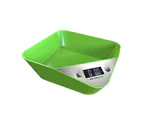 5kg High Precision Electronic Integrated Bowl Kitchen Food Baking Weighing Scale Green