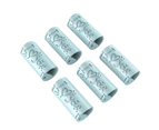 6Pcs Quilt Grippers Wide Application Lightweight ABS Bed Sheet Clips for Household Blue