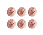 6Pcs Quilt Clips Needle-Free Non-Slip Plastic Bed Sheet Grippers Household Supplies Pink