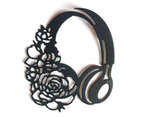 Headphone Flower Metal Cutting Dies Stencil DIY Scrapbooking Album Paper Card