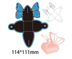 Hollow Butterfly Gift Box Metal Cutting Dies Stencils Scrapbooking Embossing DIY