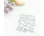 Happy Frog DIY Cutting Dies Stencil Scrapbooking Embossing Paper Card Decor