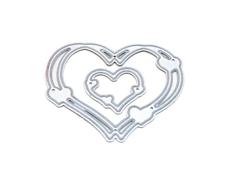Heart Shape DIY Handicrafts Cutting Dies Metal Cutting Stencils for Scrapbooking Album Stamp Paper Card Embossing Mold