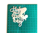 Happy Father's Day Metal Cutting Dies Stencil Scrapbooking DIY Album Stamp Paper