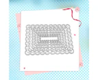 Handicrafts DIY Square Lace Cutting Dies Metal Cutting Stencils for Scrapbooking