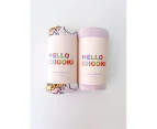 Hello Chooki Organic Bamboo Jersey Swaddle Wraps  2-Pack - Superhero Pink & Lilac