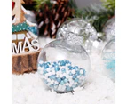 24Pcs Christmas Tree Balls Eye-catching Shatterproof Plastic Easy to Apply Multicolor Christmas Baubles Balls for Party
