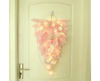 Christmas Tree Decor Decorative Ball Featured Pink Christmas Balls Teardrop Door Swag Decoration for Front Door