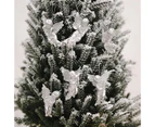 6Pcs Christmas Tree Pendant Eye-catching Exquisite Plastic Christmas Tree Angel Pendant for Home