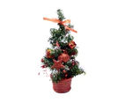 Christmas Tree Compact Festive Delicate Excellent Xmas Tree Ornament Party Accessories-Pumpkin *