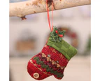 Christmas Pendant Lovely Exquisite Fabric Fireplace Hanging Pendant for Home