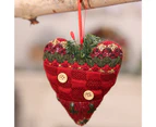 Christmas Pendant Lovely Exquisite Fabric Fireplace Hanging Pendant for Home-3Pcs/Set