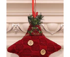Christmas Pendant Lovely Exquisite Fabric Fireplace Hanging Pendant for Home-Mix