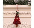 Christmas Pendant Lovely Exquisite Fabric Fireplace Hanging Pendant for Home