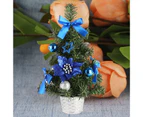 Christmas Tree Artificial 3D Colorful DIY Shiny Small Xmas Tree Holiday Supplies