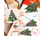 1 Set Felt Christmas Tree Decorative Multi-Use Thick DIY Felt Christmas Tree Decor Kit for Kid