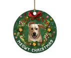 Christmas Tree Pendant Attractive Easy to Use PVC Dogs Cats Pattern Christmas Tree Hanging Ornament for Home-B