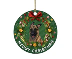 Christmas Tree Pendant Attractive Easy to Use PVC Dogs Cats Pattern Christmas Tree Hanging Ornament for Home-4m