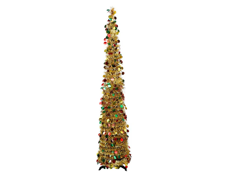 Christmas Tree Eco-friendly Waterproof PVC Artificial Xmas Tree with Round Shiny Sequins for Home