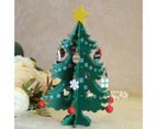 Christmas Tree Festive Delicate Wood Xmas Tree Handicraft Statue for Party