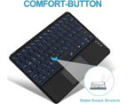 Bluetooth Keyboard with Touchpad Rechargeable Portable Wireless