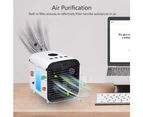 Portable Air Conditioner,USB Air Cooler,Desktop Mini Cooling Fan,White