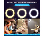 Ring Light Selfie Ring Light with Tripod Dimmable Beauty Desktop Ring light for Video Recordings / Live Stream / Makeup