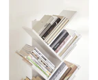 Vasagle 8 Tier Tree Bookshelf White Bookcase