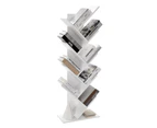 Vasagle 8 Tier Tree Bookshelf White Bookcase