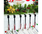 Christmas Stocking Hook Plating Fine Polishing Easy Hanging Smooth Surface Christmas Hook for Home