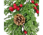 Christmas Tree Vivid Exquisite Plastic Artificial Christmas Pine Branch for Home