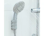 Bathroom Punch-free Relocatable Wall Shower Head Bracket Suction Cup Holder White