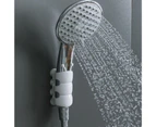 Bathroom Punch-free Relocatable Wall Shower Head Bracket Suction Cup Holder Grey