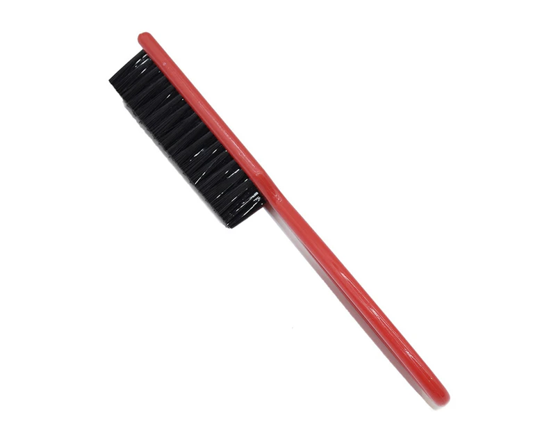 Men Mustache Beard Comb Brush Facial Hair Trimming Cleaning Tool-Red