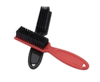Men Mustache Beard Comb Brush Facial Hair Trimming Cleaning Tool-Black