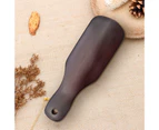 Mustache Brush Skin-friendly Brownish Black Wooden Handle Hair Styling Comb Shaving Tools for Men