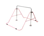 Kids Gymnastics Bars Training Horizontal Bar Monkey Kip Bar Pink