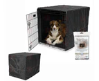 Midwest Dog Washable Crate Cover Durable Polyester Black 42" 105cm