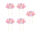10Pcs Cake Plugin Attractive Exquisite Lightweight Baking Accessories Cupcake Topper for Home