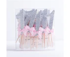 10Pcs Number 1 Bowtie Cake Topper Wedding Baby Shower Birthday Party Decoration