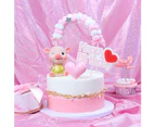 13x20cm Arch Shape Cupcake Cake Topper Ornament Wedding Birthday Party Decor