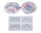 4-Styles Game Consoles Handle Pendant Silicone Resin Mold Making Tools